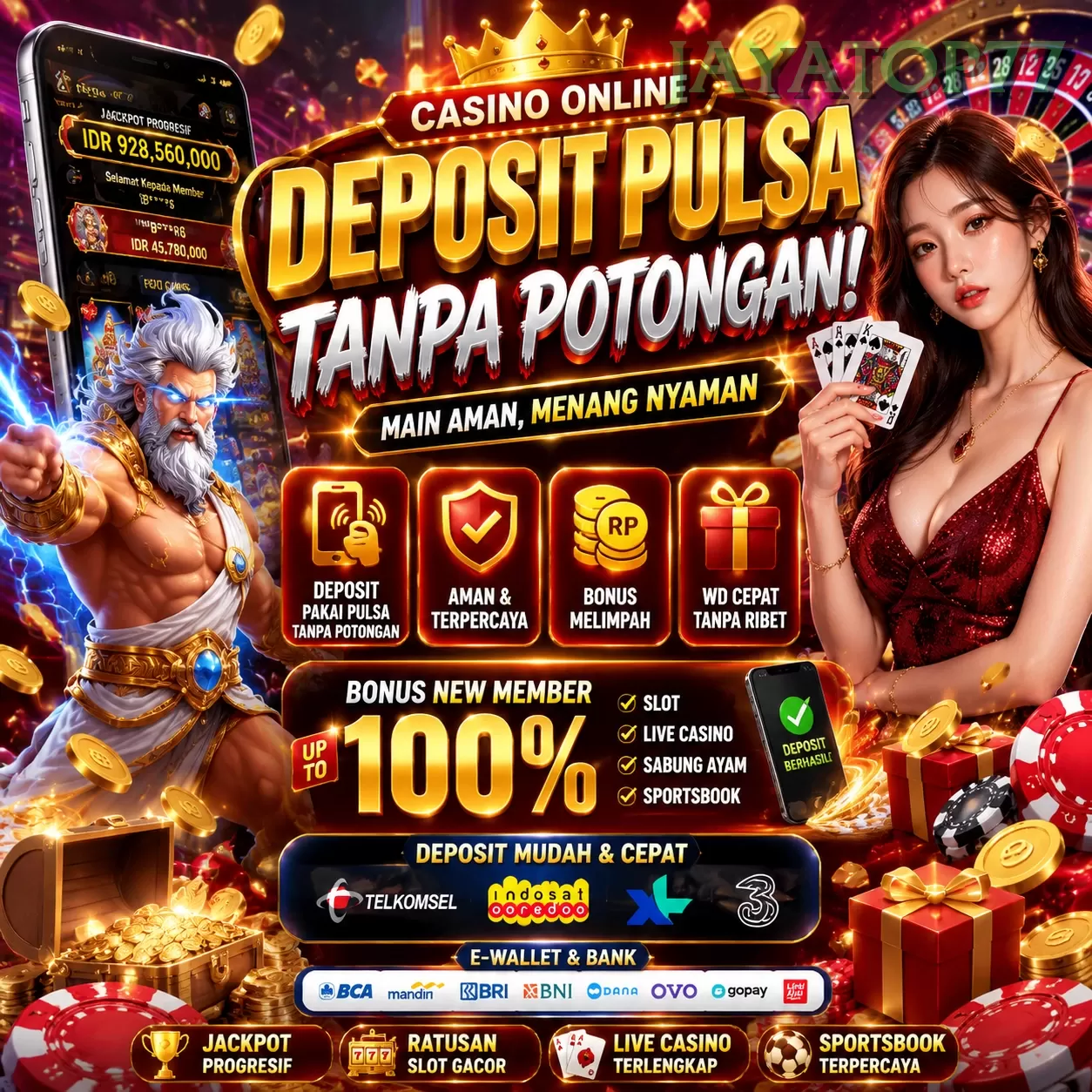 WELCOME BONUS NEW MEMBER 50_ promotion image